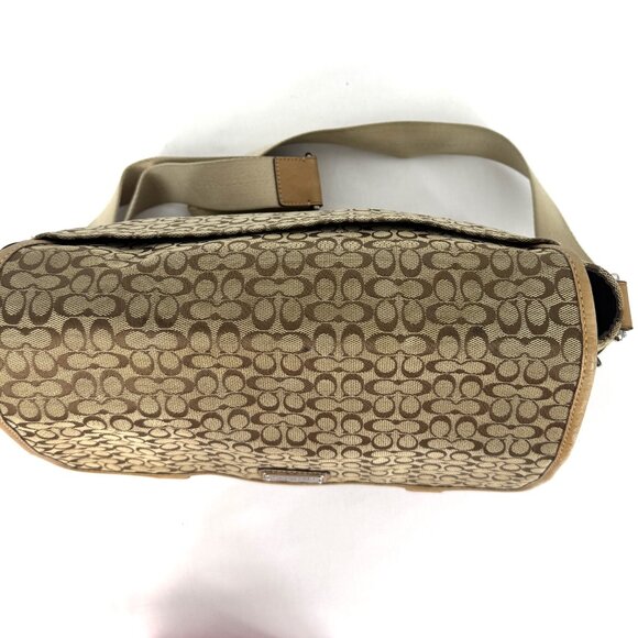 Coach F70283 Signature Messenger Camel - Picture 3 of 15